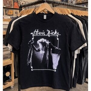 Stevie Nicks Tour 2023-2024 Shirt Black Graphic T Fleetwood Mac Vintage Style M